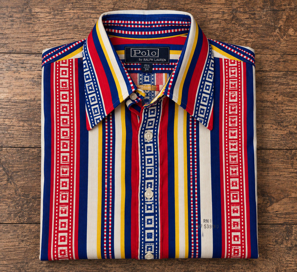 Polo Ralph Lauren Southwestern Serape Sample Shirt USA 15.5/34 1970’s Grail